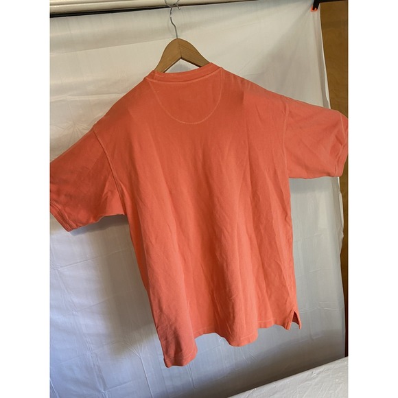 Men's Tommy Bahama 100% Cotton Relax Orange Pocket Golf T-Shirt- Size S - Picture 3 of 8